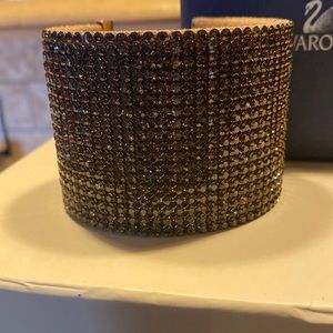 Gorgeous copper color Swarovski cuff.